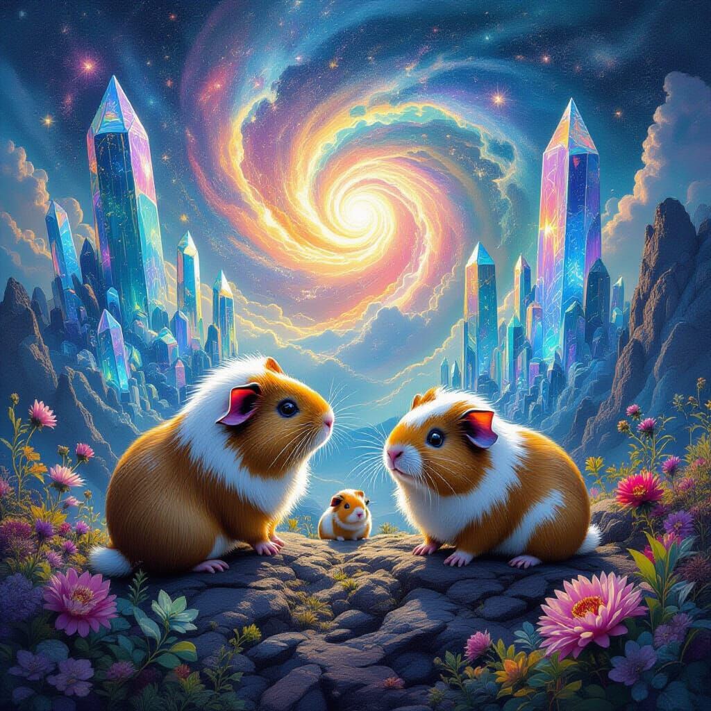 Alien Guinea Pigs in a Bioluminescent World