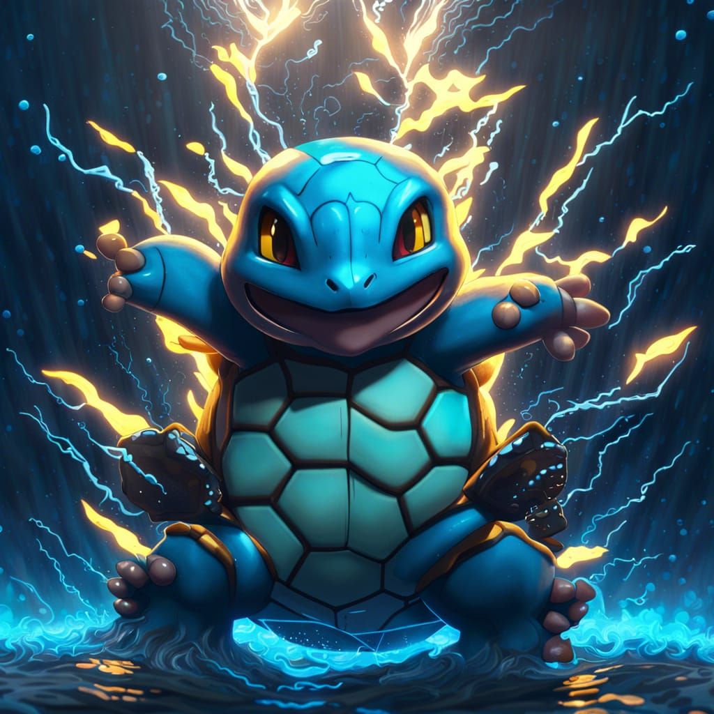 Squirtle (Powered By Lightning & Water)