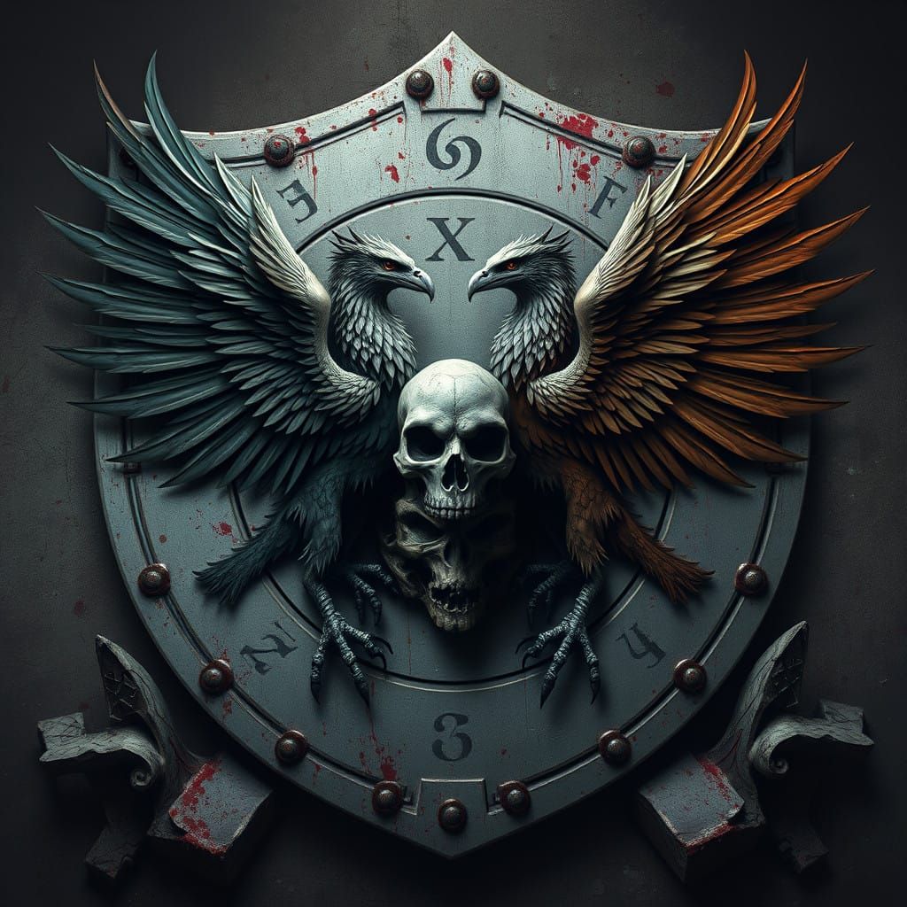 Majestic Griffons Guard Ancient, Haunted Shield