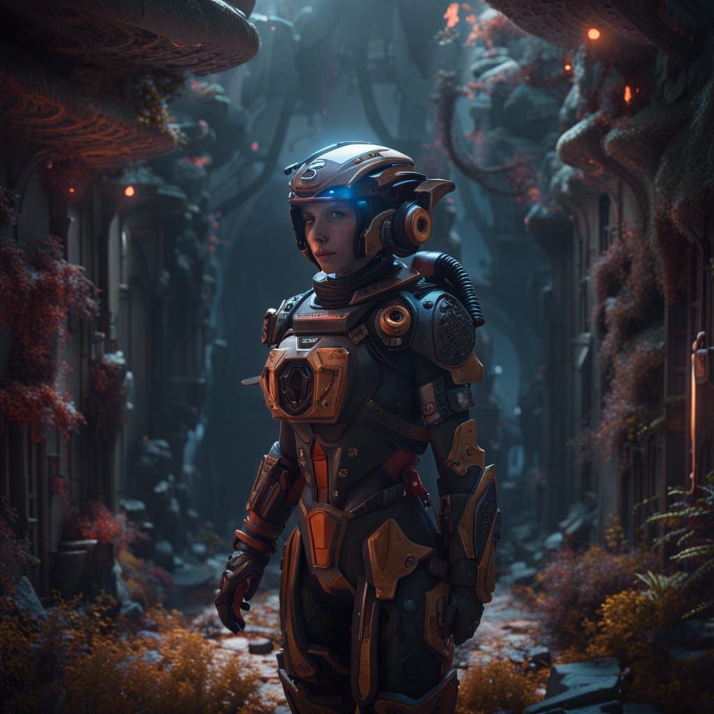 SDXL BETA AI Operator Interpretation: Matte Painting