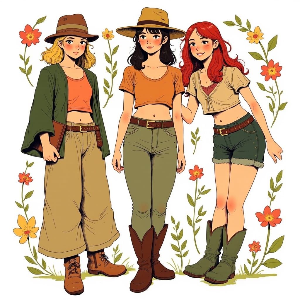 Surreal Portraits of Three Women in Whimsical Settings