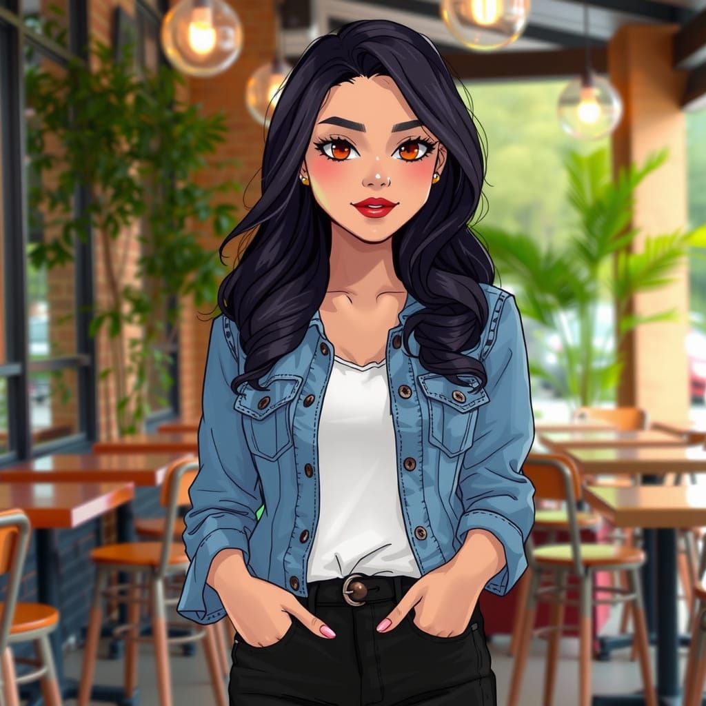 A Human Figure in Realistic Style