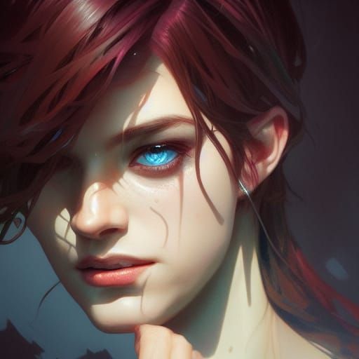 Detailed Portrait with Dynamic Lighting