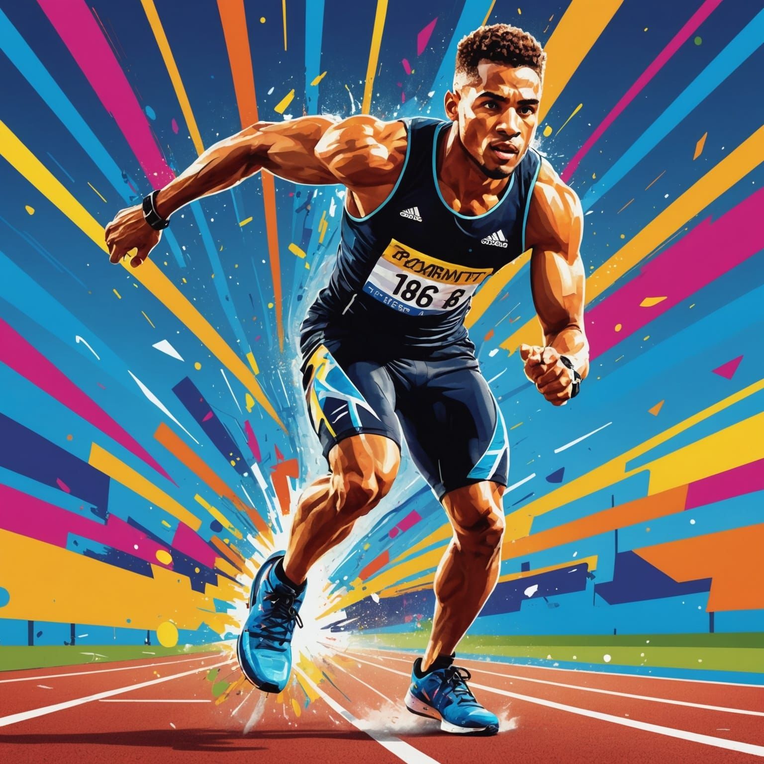 Paralympic Athlete Breaks Barriers in Pop-Art Style