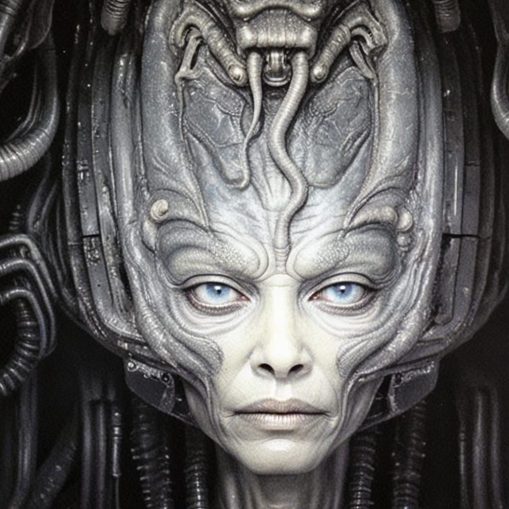 Otherworldly Being in a Dystopian Landscape