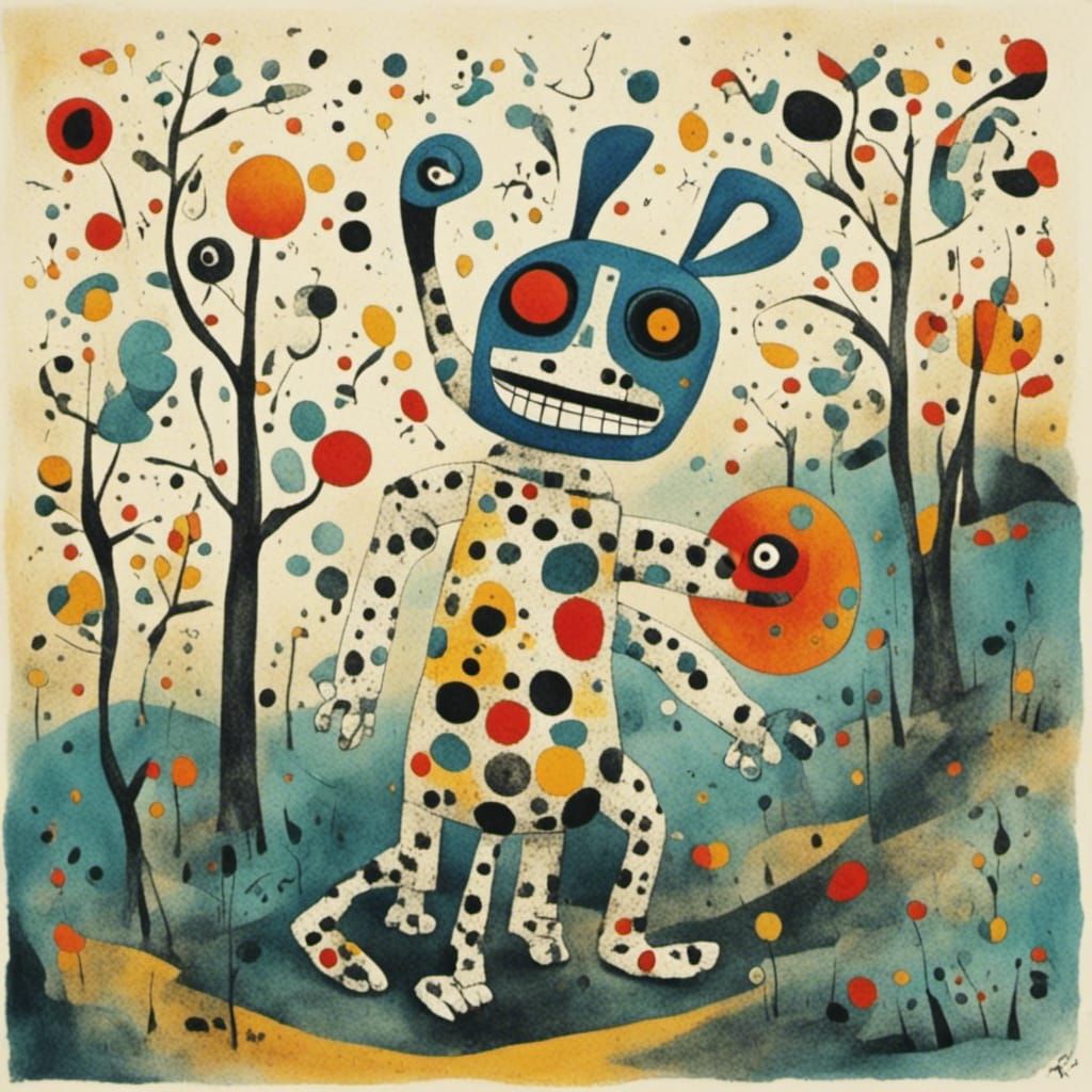 Abstract Art: Dubuffet Dolls meet Marvellous Miro