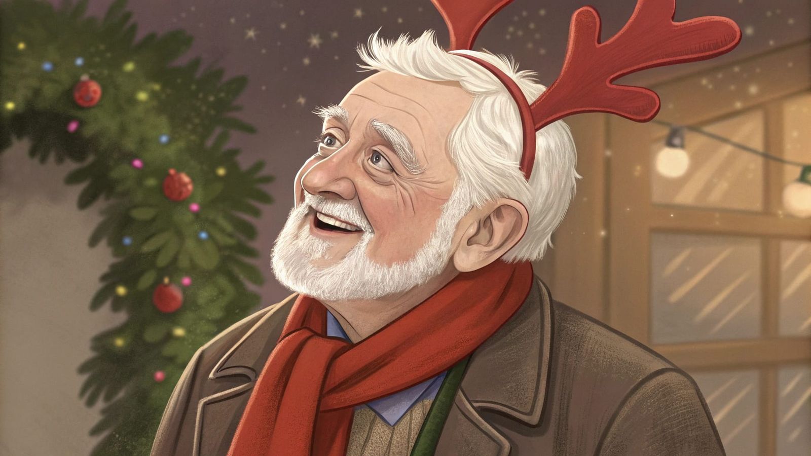 Bernard Cribbins as Wilfred Mott in Holiday Cheer