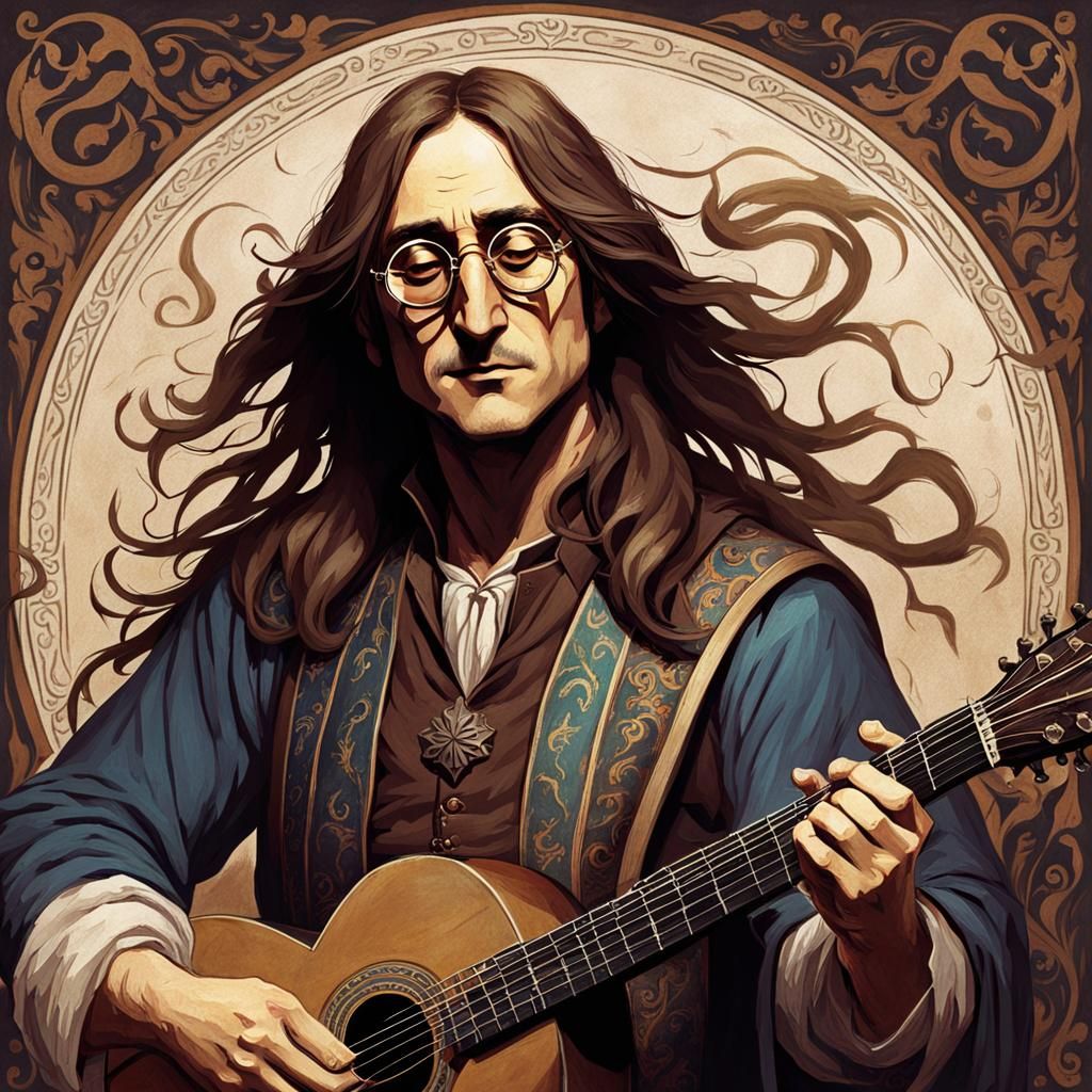 John Lennon as a D&D Bard