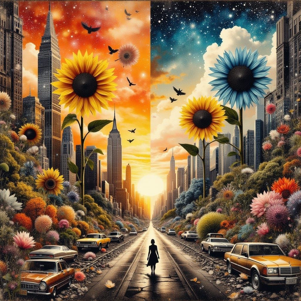 Post-Apocalyptic Surrealism: Nature Reclaims Urban Ruins