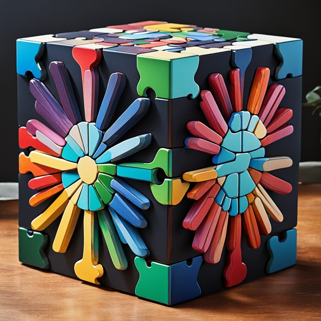 Puzzle art.