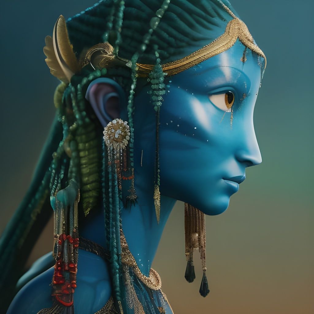 Avatar - Pandora Na'vi Fan Art Girl