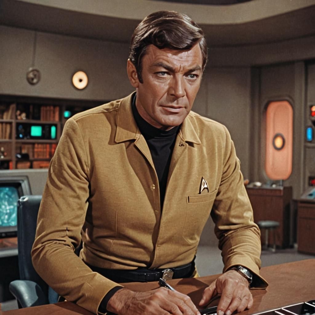 Dr. McCoy in Star Trek, 1968