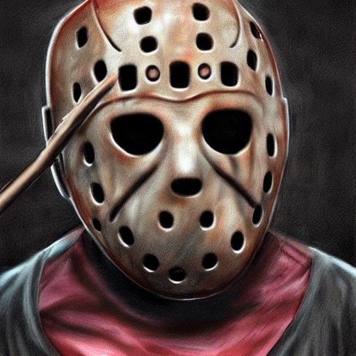 Hyperrealistic Sinister Horror Jason Voorhees