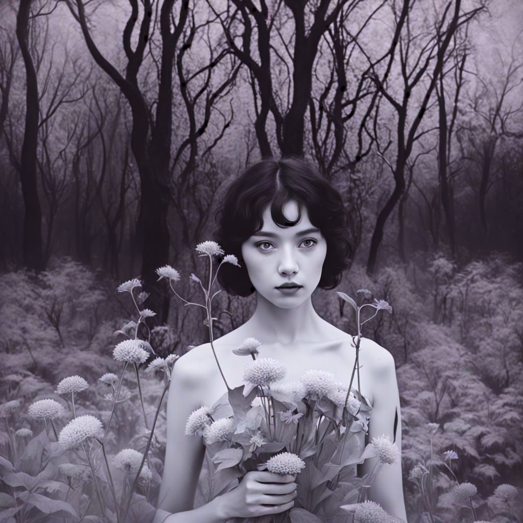 Serene Nature Spirit with Ancestral Wisdom