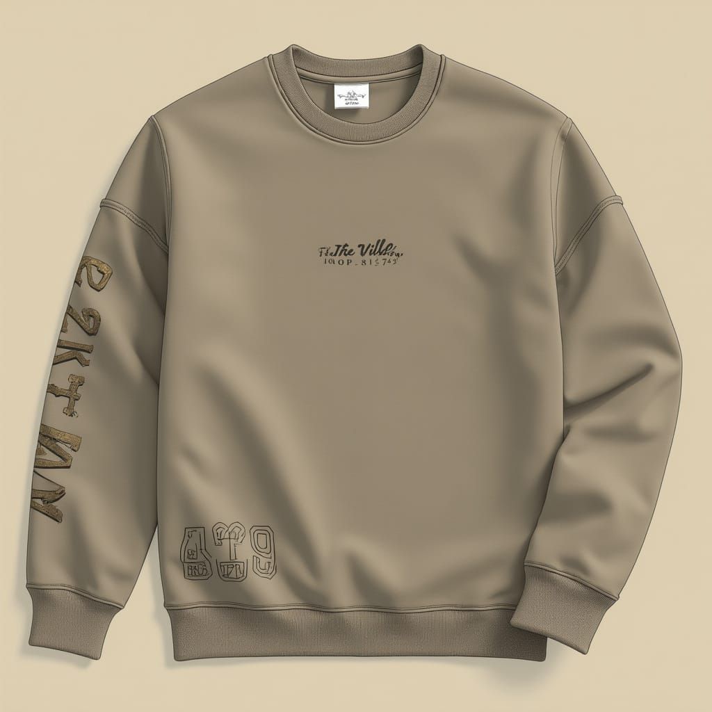 Urban Sophistication: A Muted Sweatshirt Design