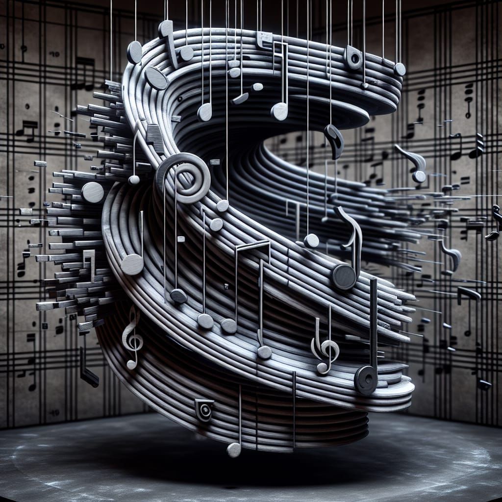 Abstract Tungsten Music: Consonance and Dissonance