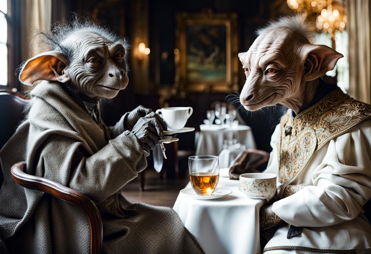 Old Friends Doing Tea @ Bistro Bizzarro