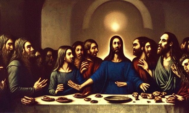 Demonic Last Supper: Horror Fantasy in Heaven