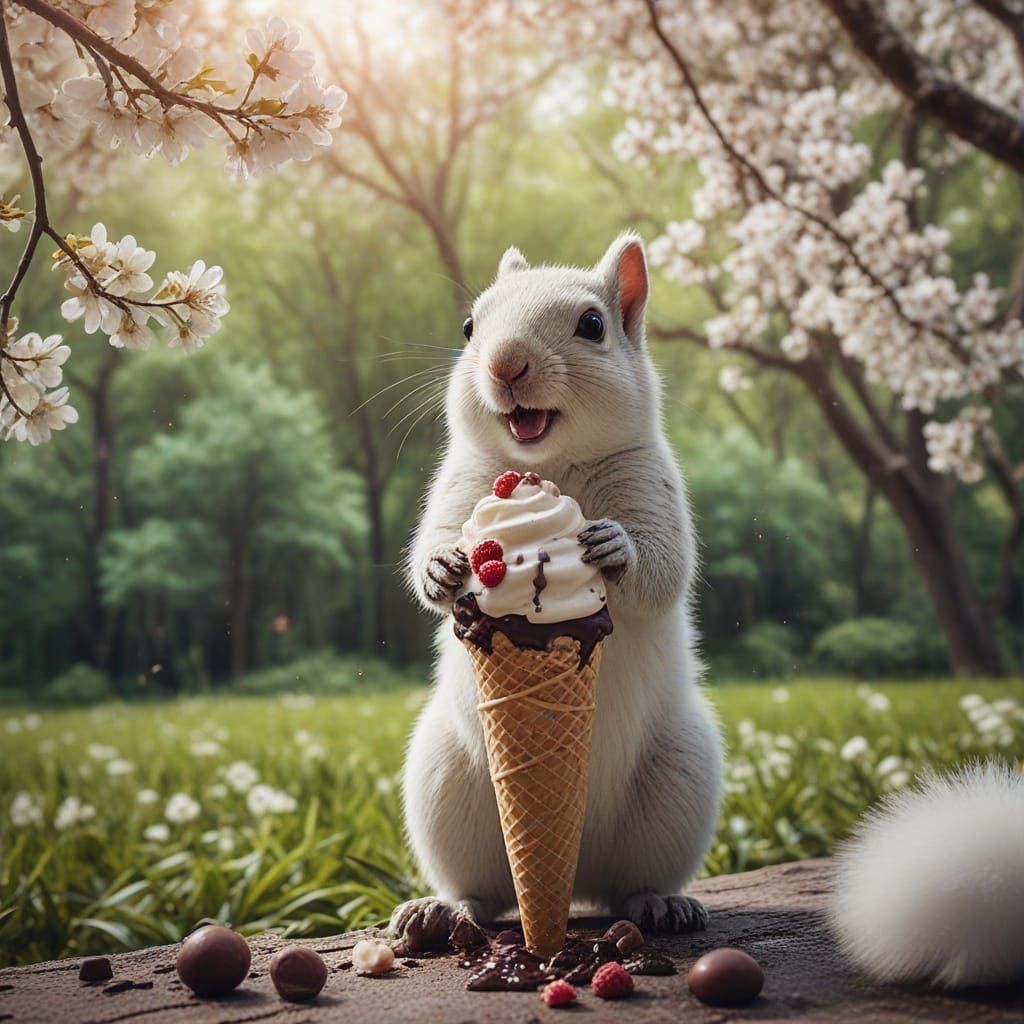 Vibrant Springtime Treats in Cinematic Style