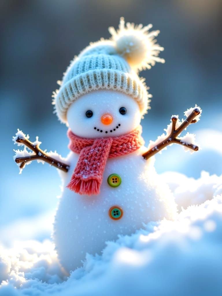 Tiny the Snowboy ⛄Was So Tiny, 🤍 He Was Born on a Snowflake! ❄️