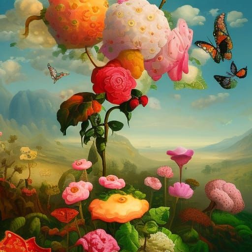 Floral Creatures: A Maximalist Digital Masterpiece