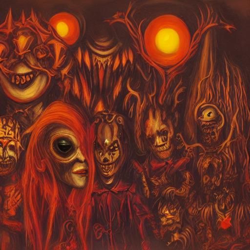 Macabre Monsters and Clowns Cause Chaos at Dusk