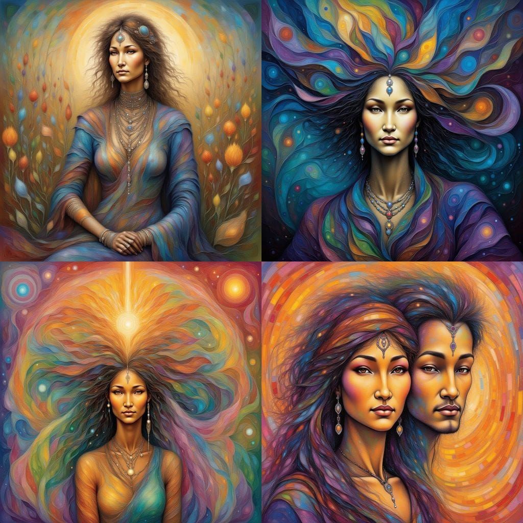 Abstract Geometric Archetypal Image Composition