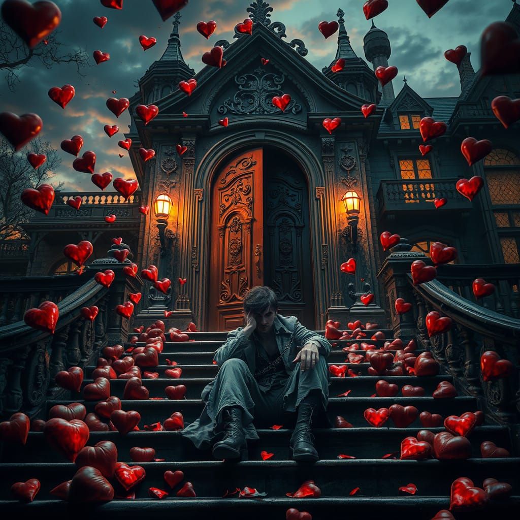 Man Shrouded in Shattered Hearts, Barred from Whispers of Lo...