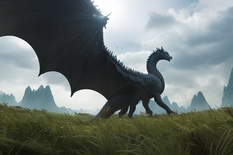 Primordial Earth Dragon Fantasy Art