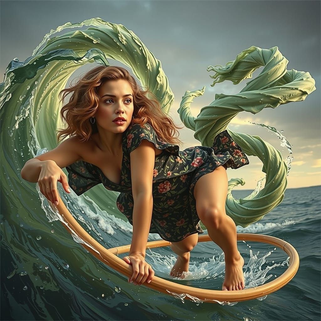 Abstract Swirling Vortex Motion