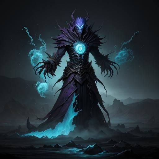 Explosive Wraith: Spectral Ghostly Entity in Matte Painting