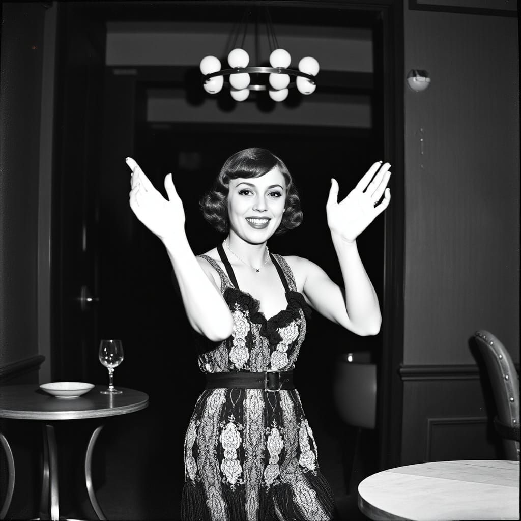 1920s speakeasy flapper clapper