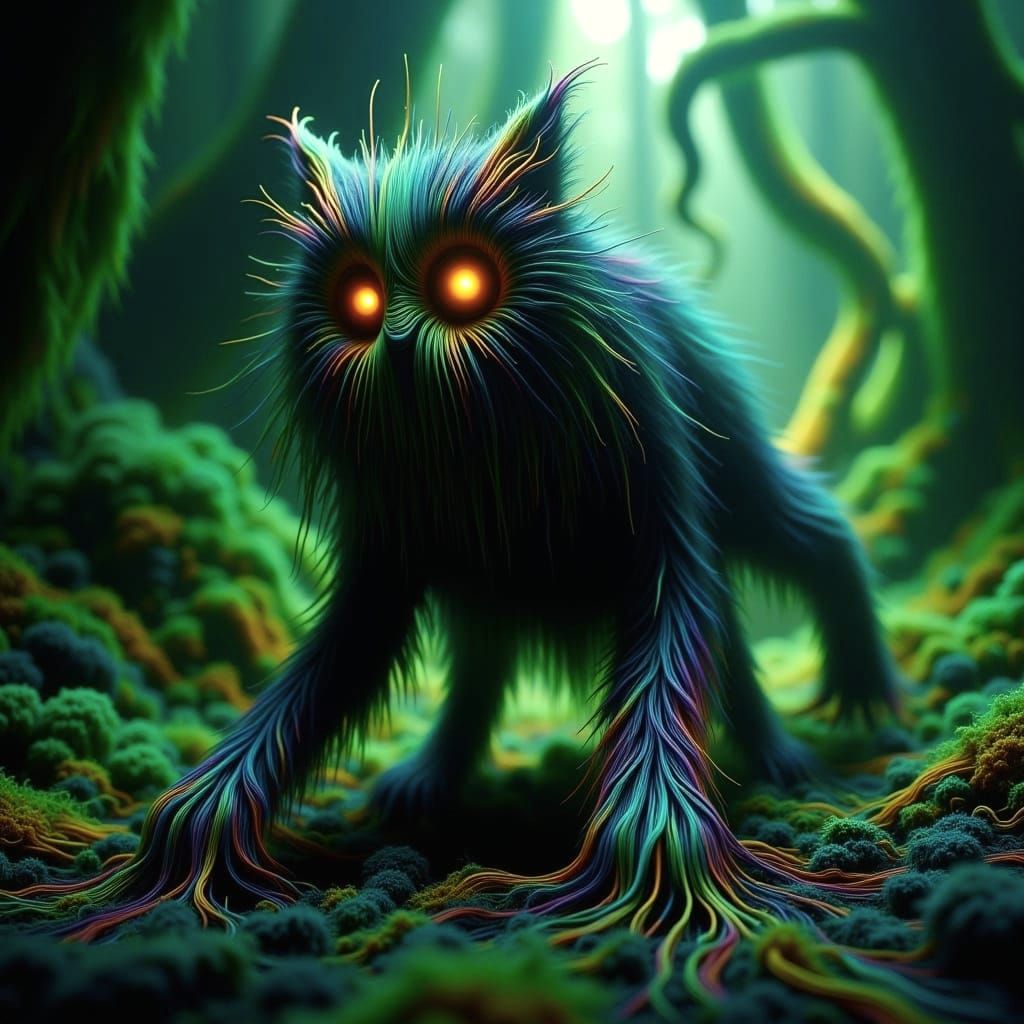 Ninja Cheshire Cat in Dark Rainforest Arena