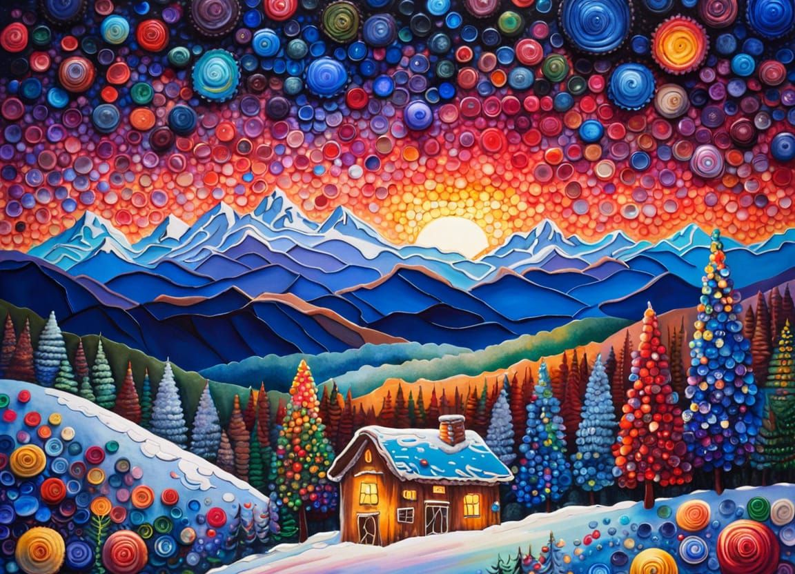 Bottle Cap Crown Seal Landscape