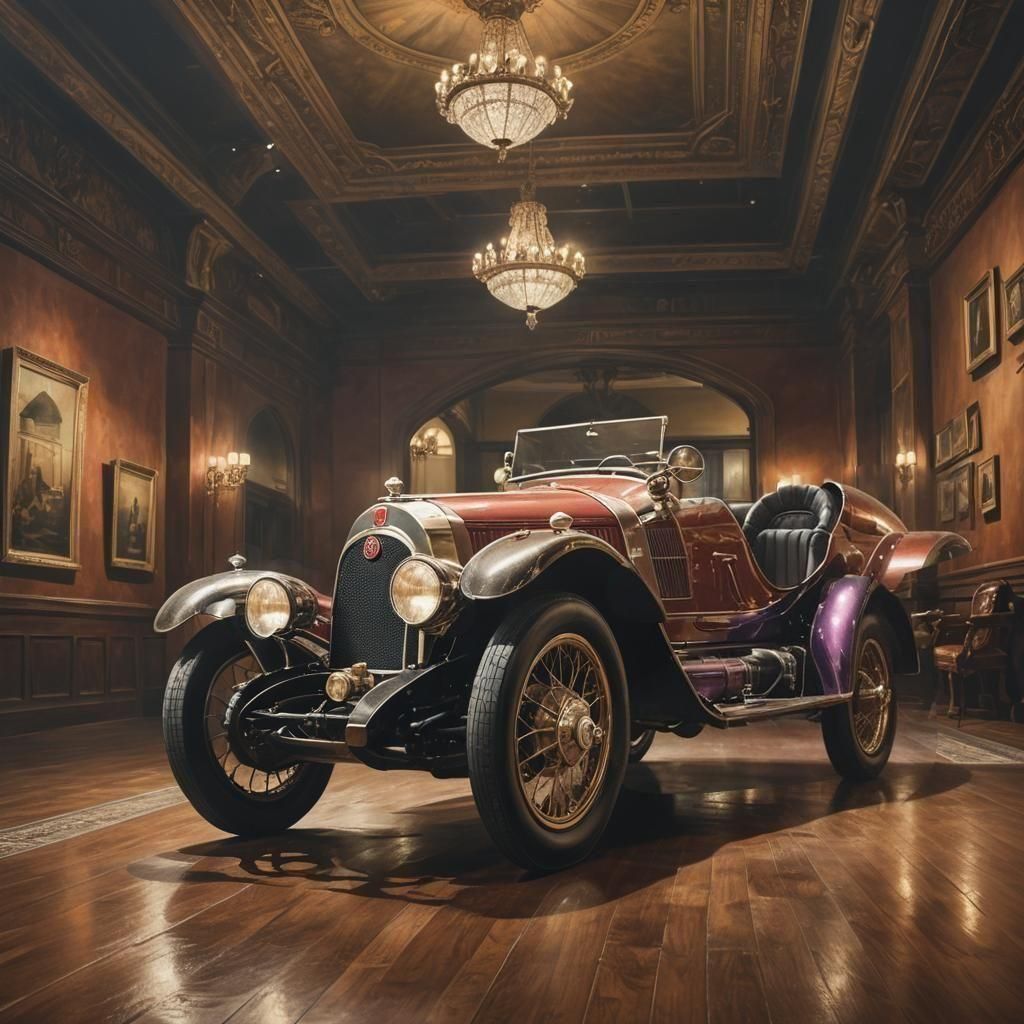 Classic 1920s Alfa Romeo at Exhibition