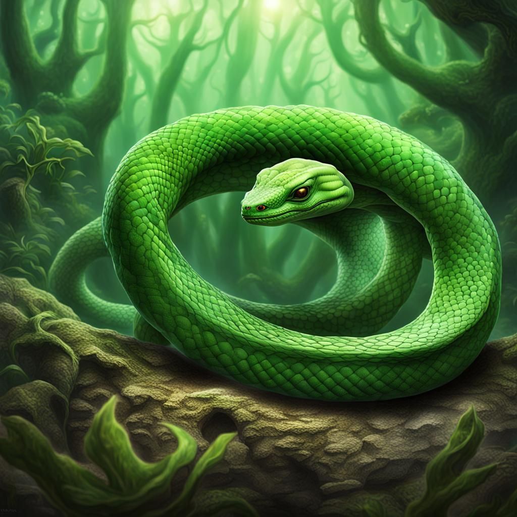 Exotic Alien Snake Lifeforms on Distant Exoplanet