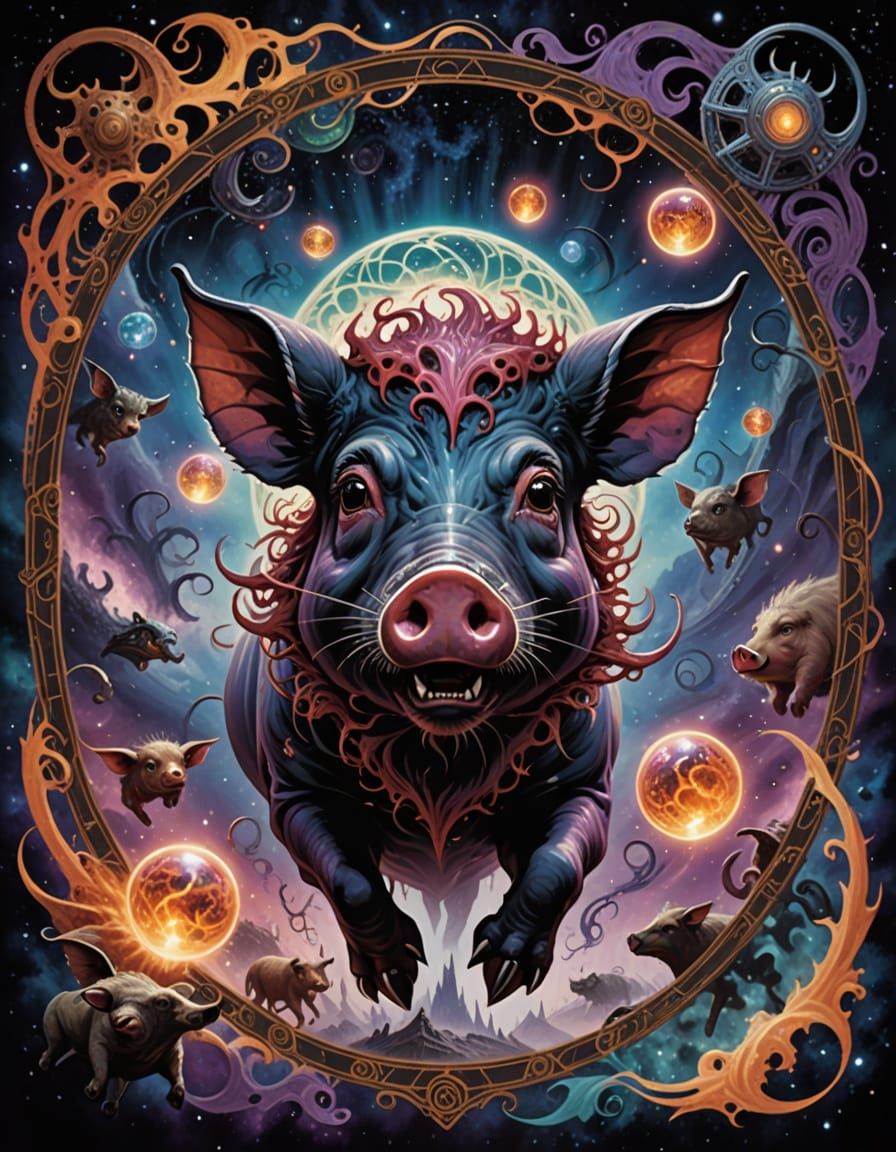 Eldritch Pigs in Hyperspace Dreamscape