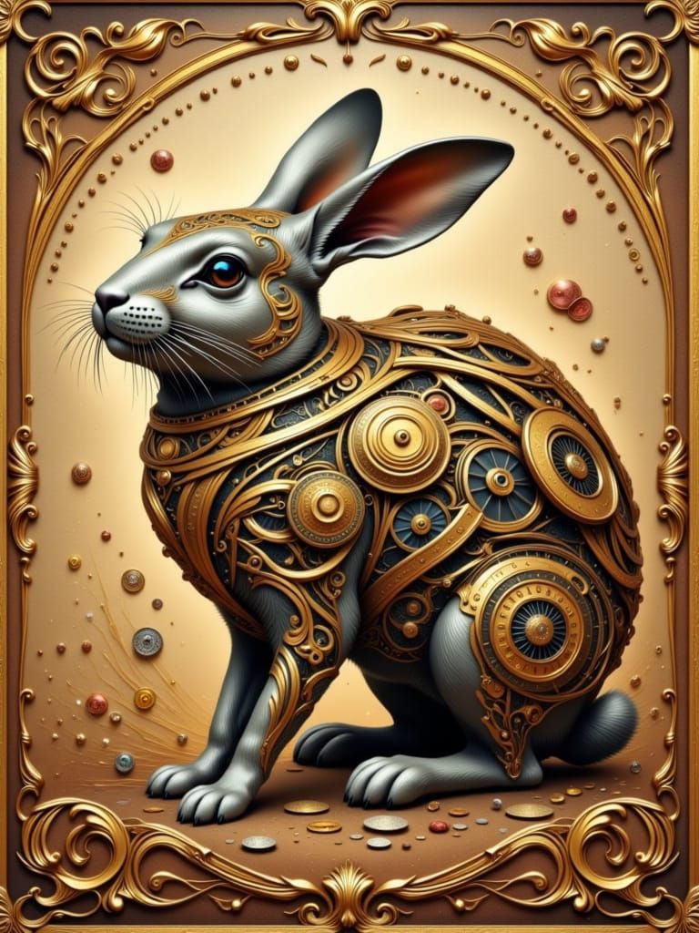 Steampunk Whimsy: Rabbatockulous in Brass and Copper