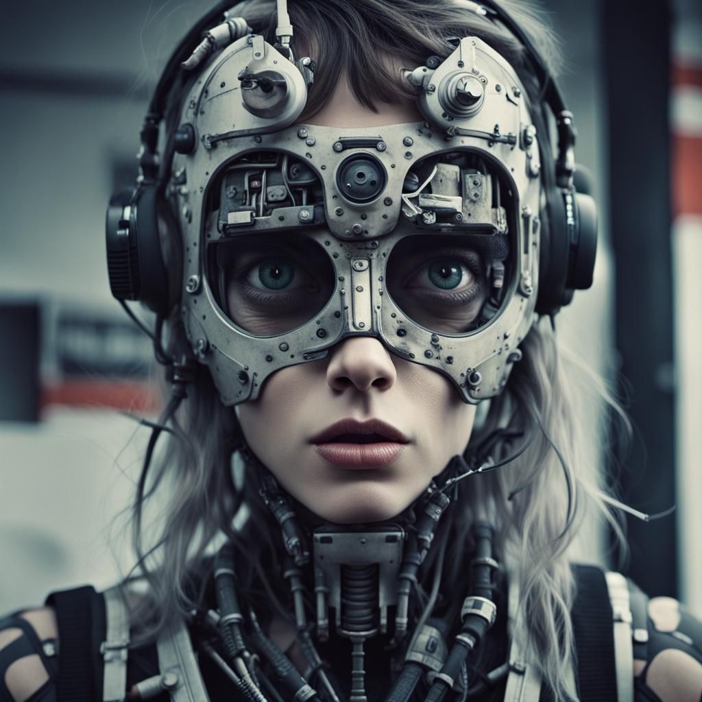 Surreal Machine Portrait: Living on a Screen