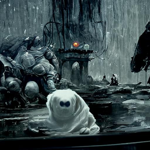 Baymax in Elden Ring: Dark Fantasy Horror
