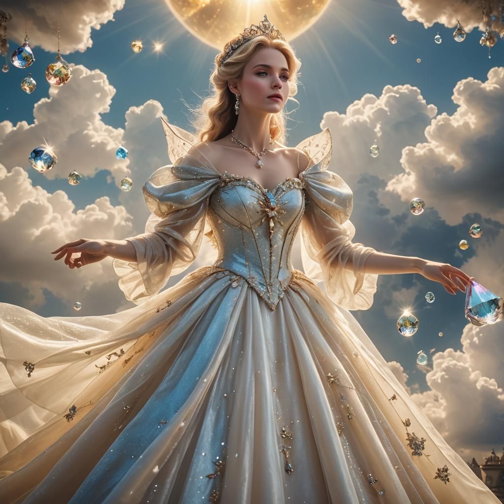 Fairy Godmother Ascends in a Divine Light