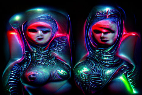 Neon Babestronauts: A Volumetric 3D Space Odyssey