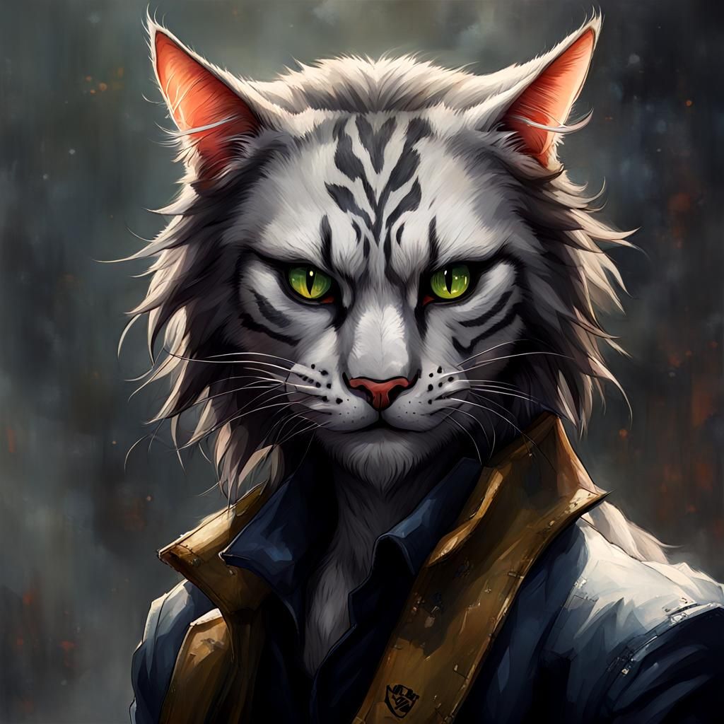 AI Generated Werecat