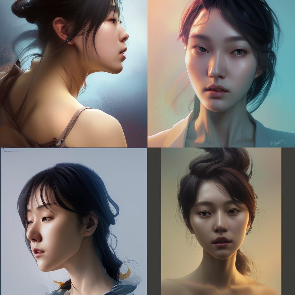 Detailed Portrait Concept Art in Unreal Engine 5