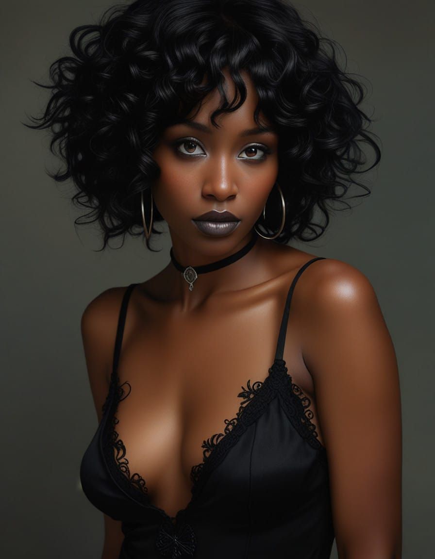 Mystical Earth-Toned Goddess in Primeval Forest Dreamscape