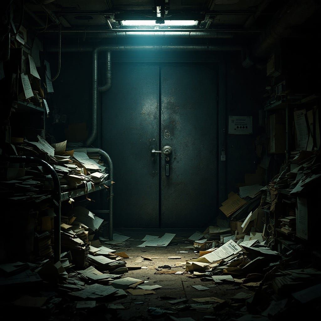 Cinematic Bunker Lair with Foreboding Atmosphere