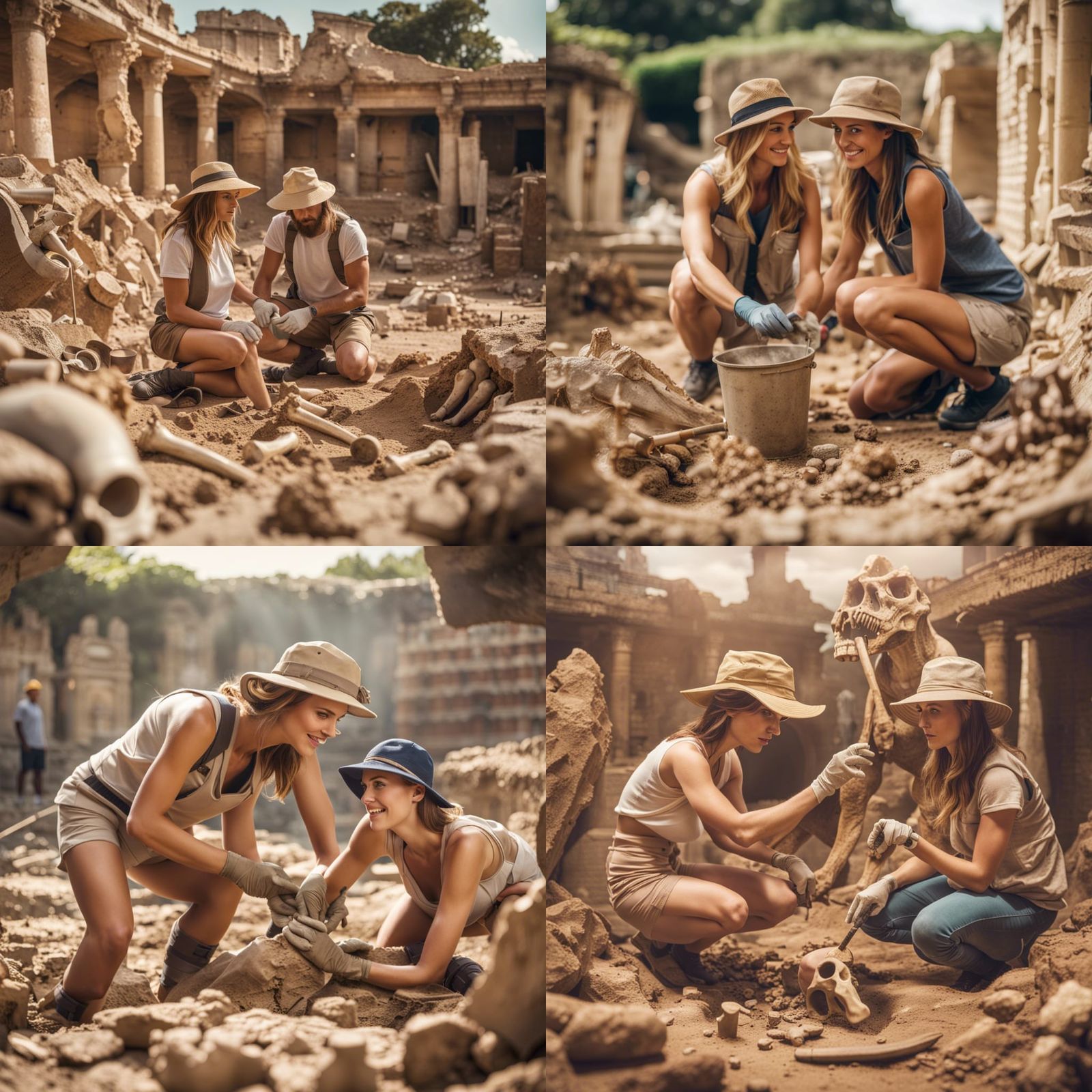 Archeologist Unearths Roman Ruins and Dinosaur Bones