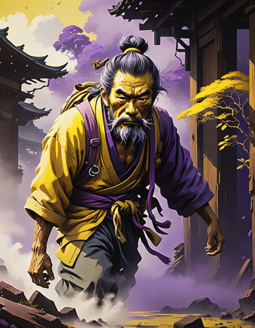 Healthy Mind and Body in Dreamlike Post-Apocalyptic Scene