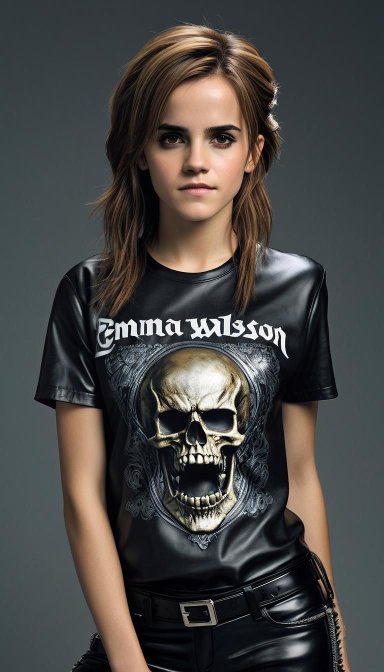 Punk Woman Portrait in Ultrarealistic Style