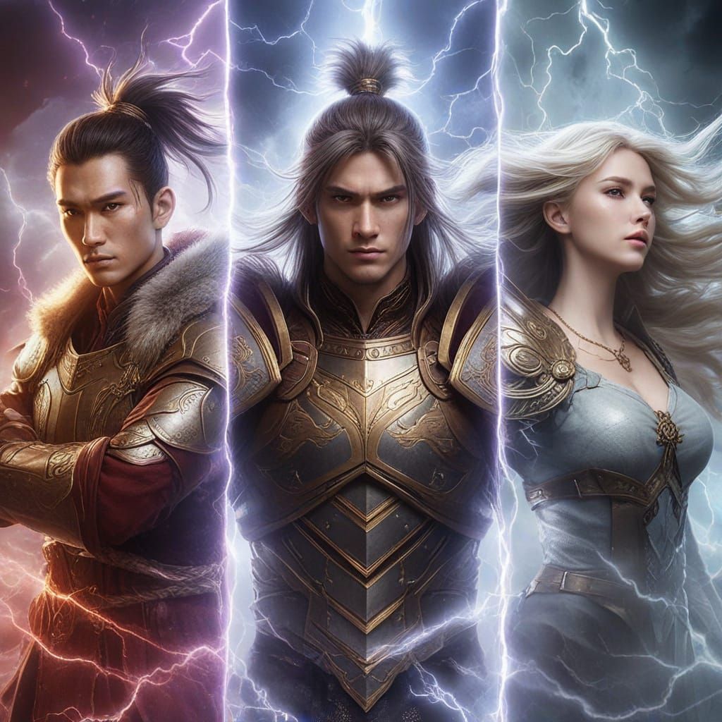 Epic Battle Scene in Panoramic Photography